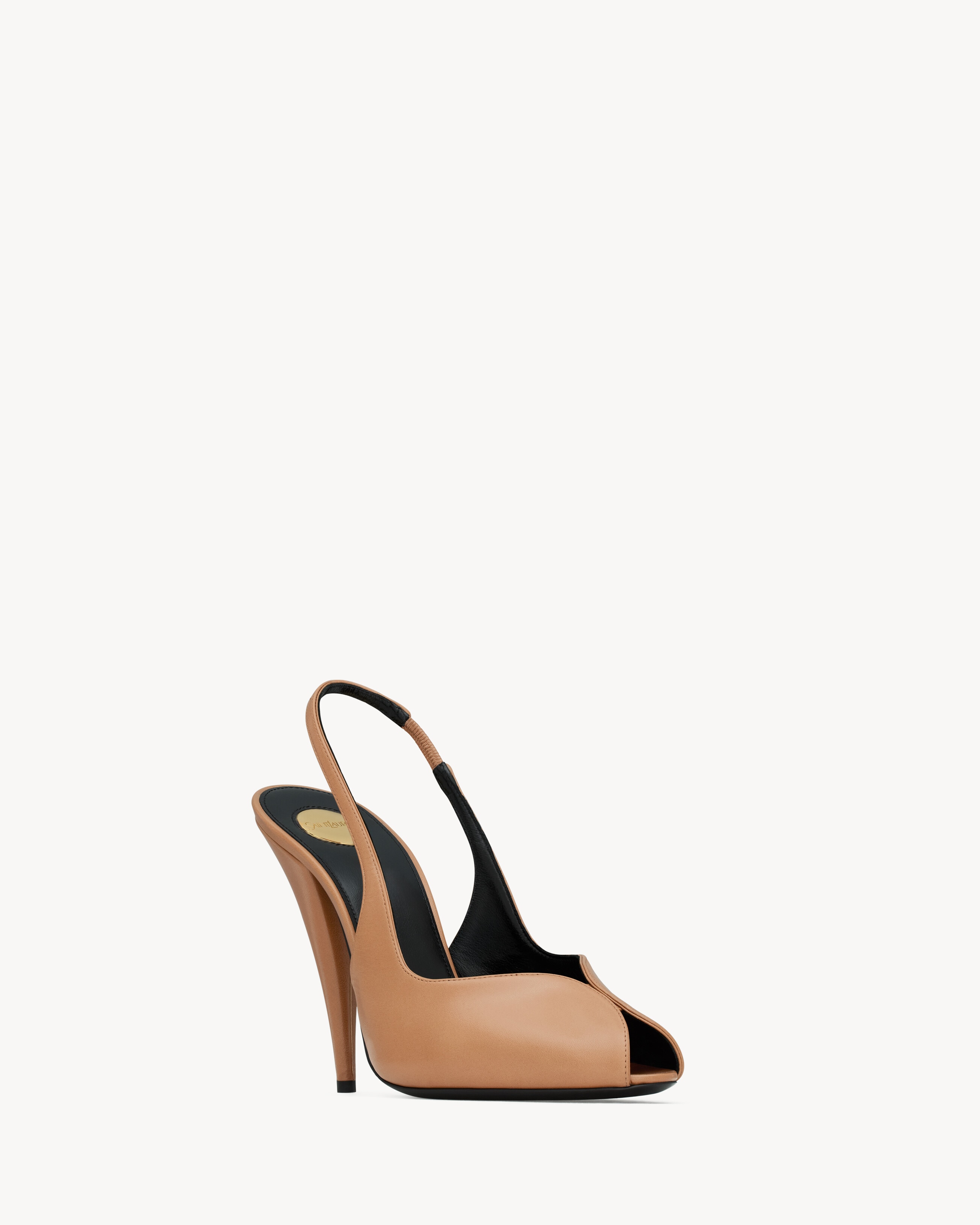 PAGE slingback pumps in smooth leather