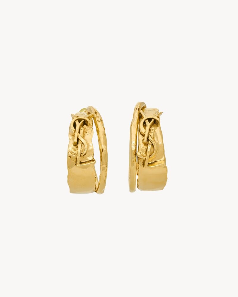 large CASSANDRE earrings in metal
