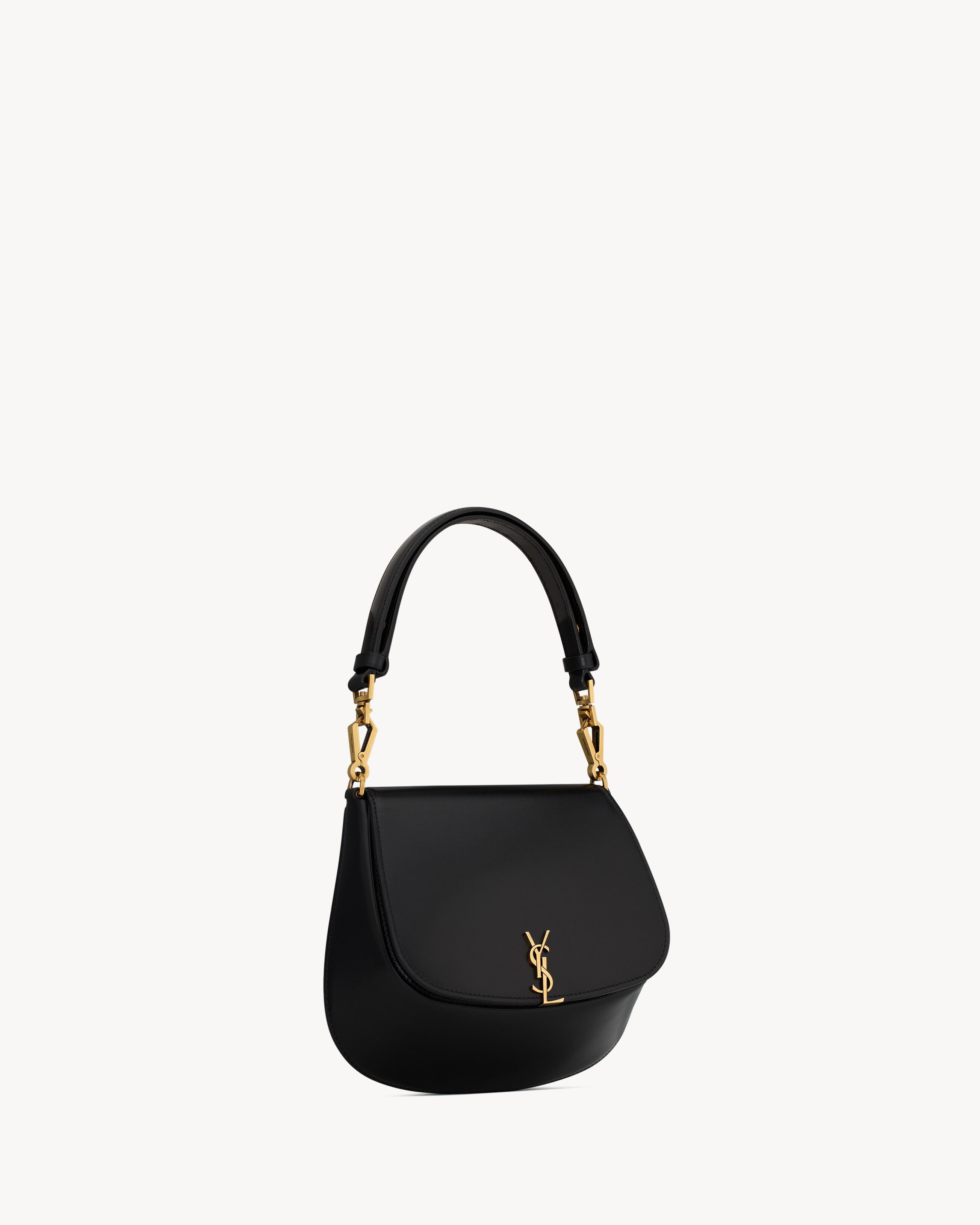 Mini VOLTAIRE TOP HANDLE bag in BOX SAINT LAURENT