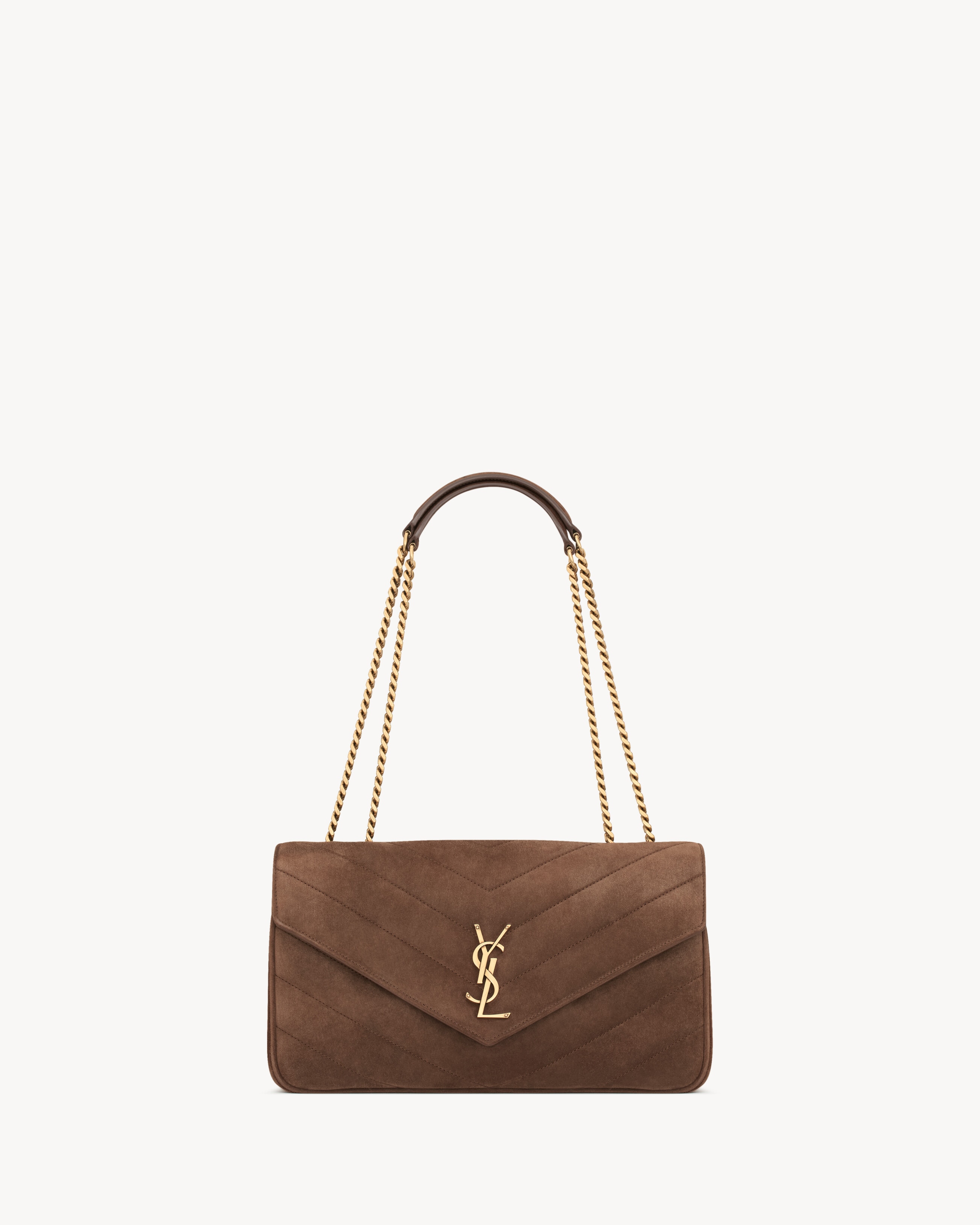 LOULOU medium in MATELASSÉ suede