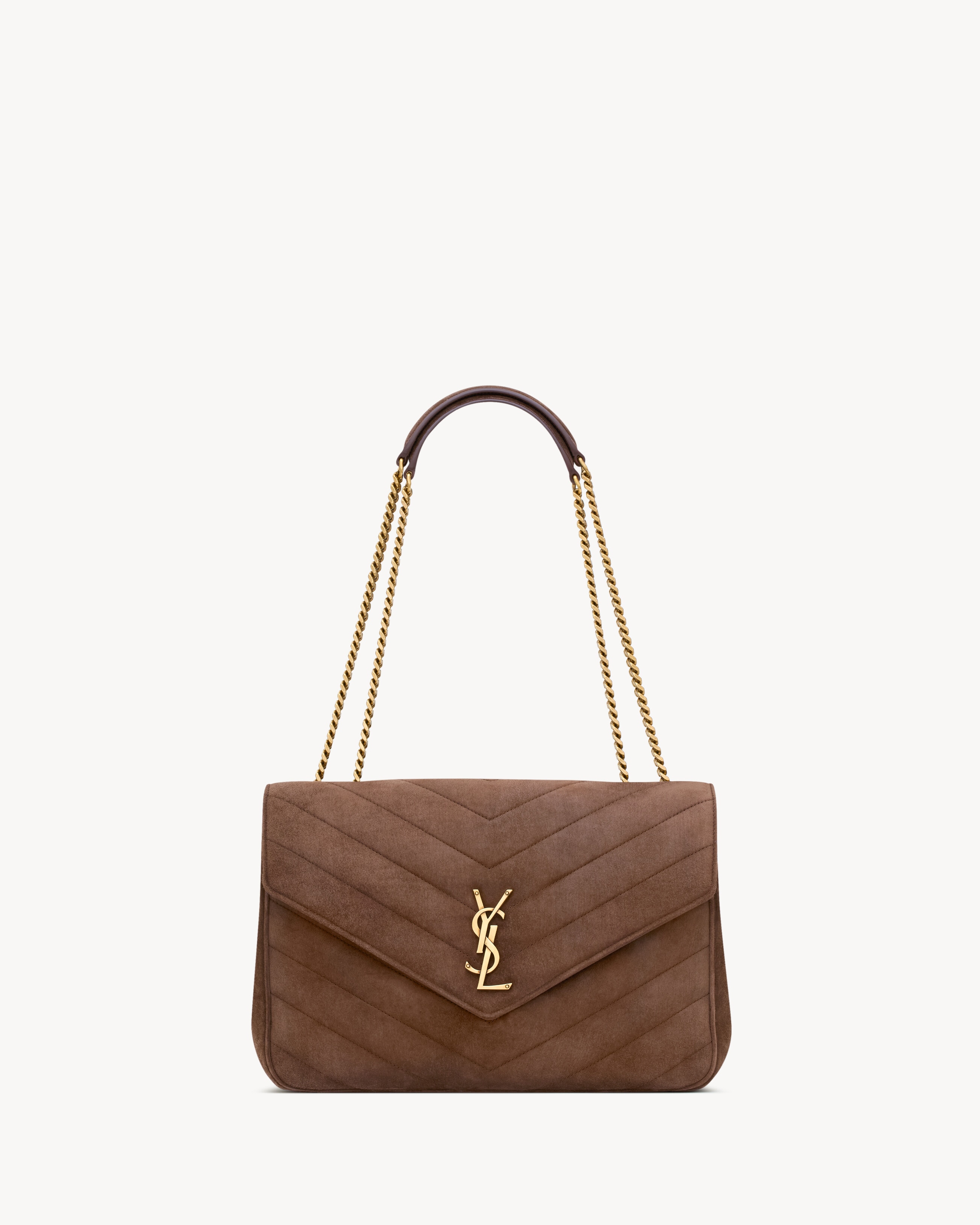 LOULOU large in MATELASSÉ suede