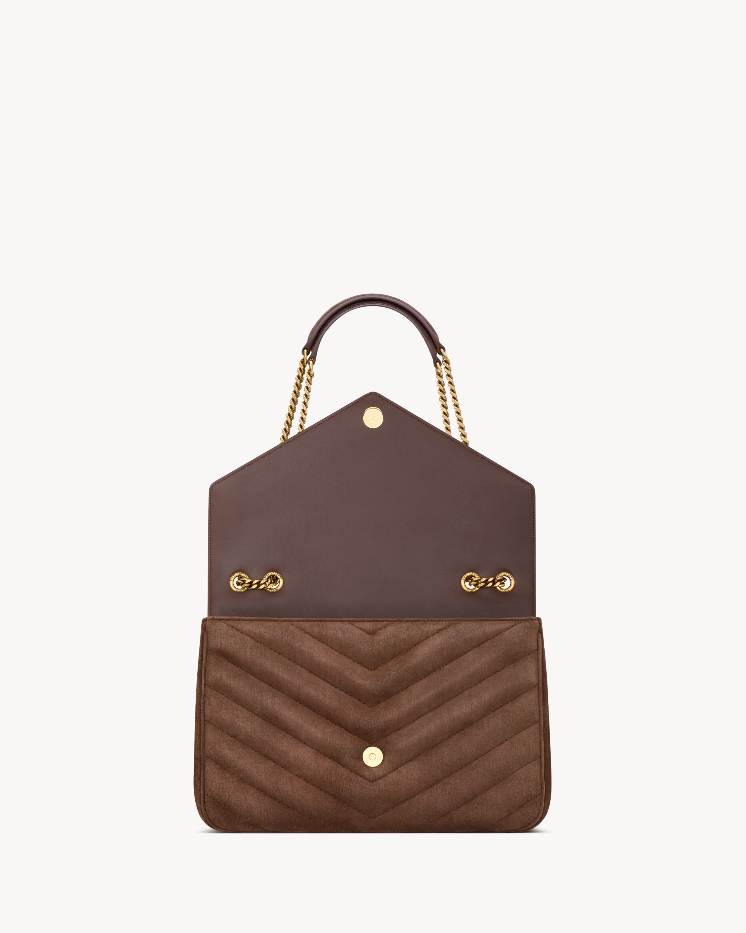 LOULOU large in MATELASSÉ suede