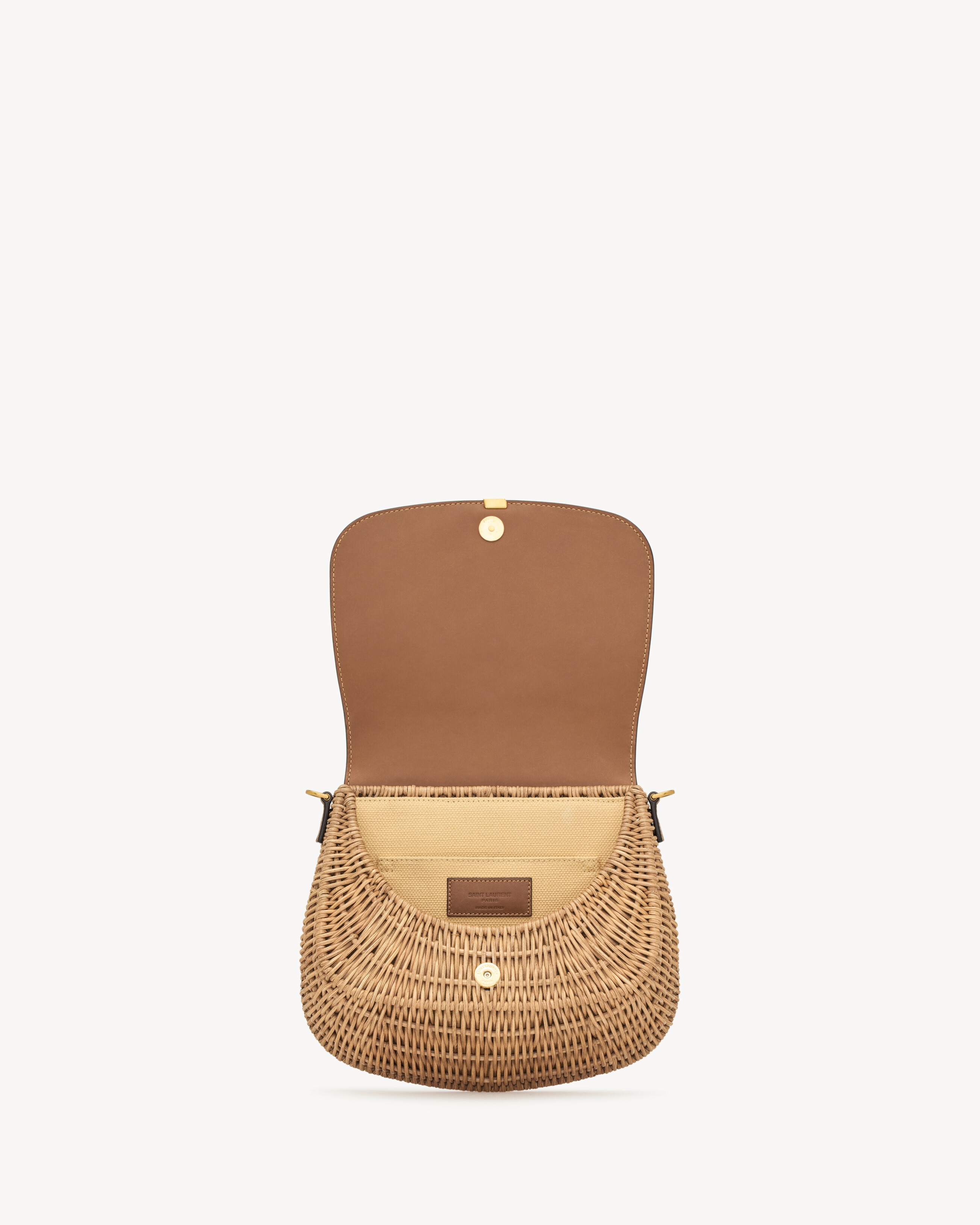 Mini VOLTAIRE top handle bag in osier