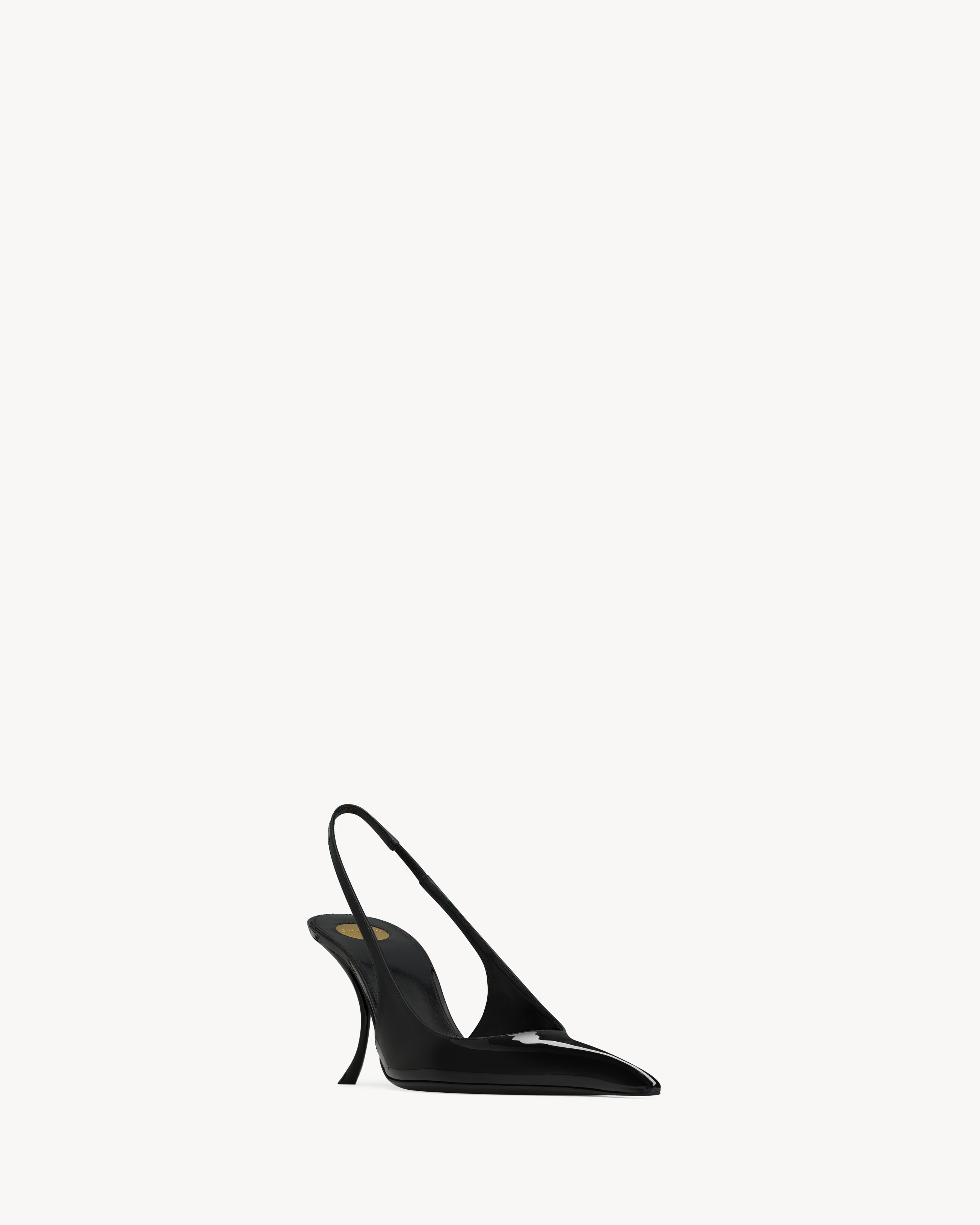 APOLLINE slingback pumps in patent leather