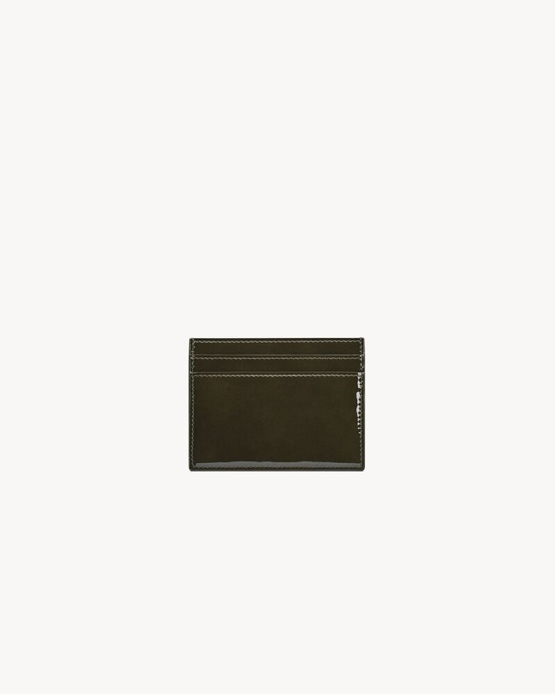 SAINT LAURENT PARIS card case in patent leather