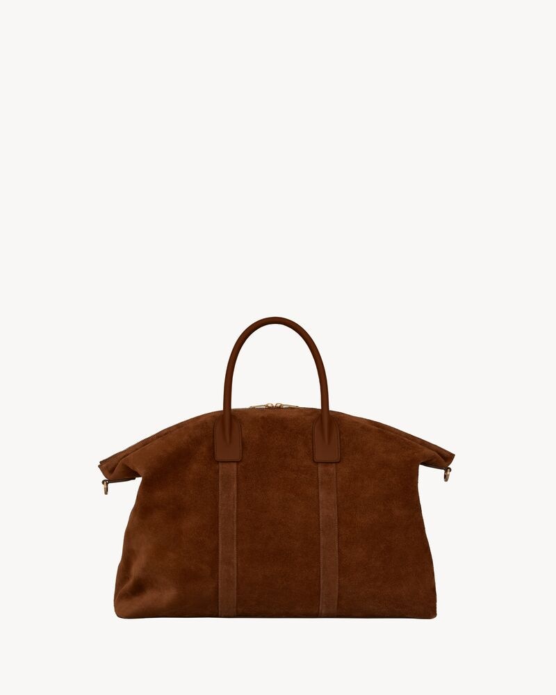 GIANT BOWLING bag in suede