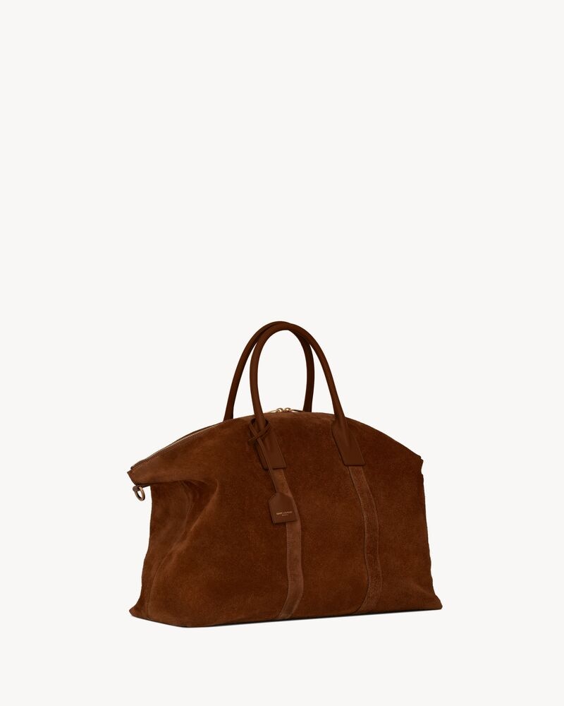 GIANT BOWLING bag in suede
