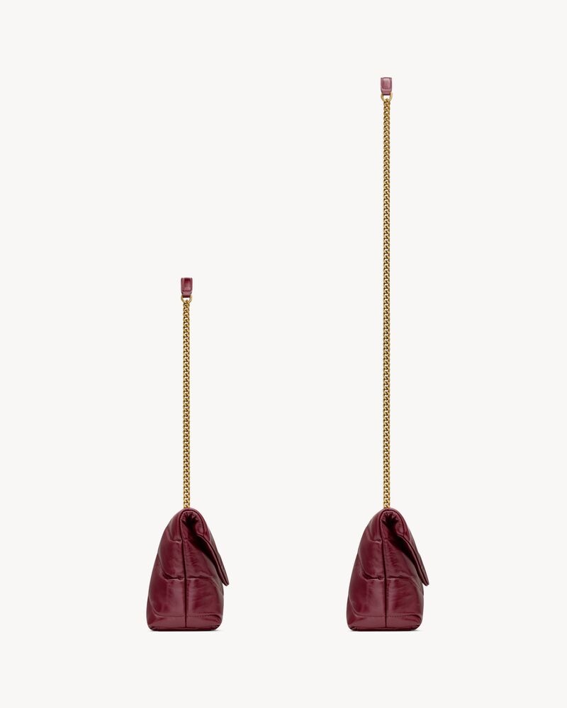 Toy Puffer in shiny leather