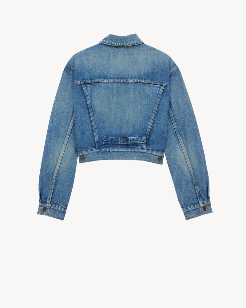 80's Jacket in Vintage Blue Denim