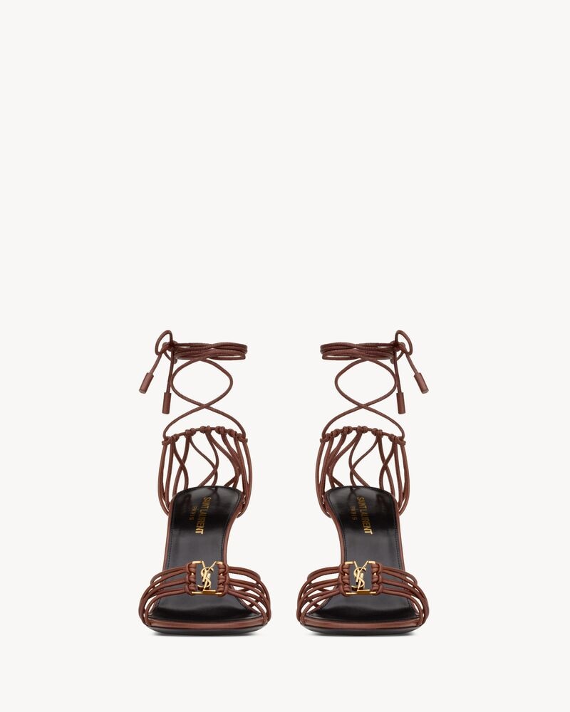 BABYLONE sandals in smooth leather