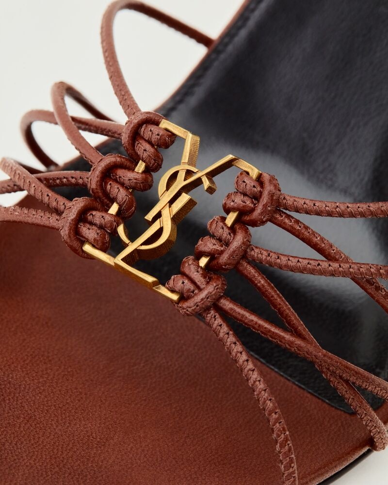 BABYLONE sandals in smooth leather