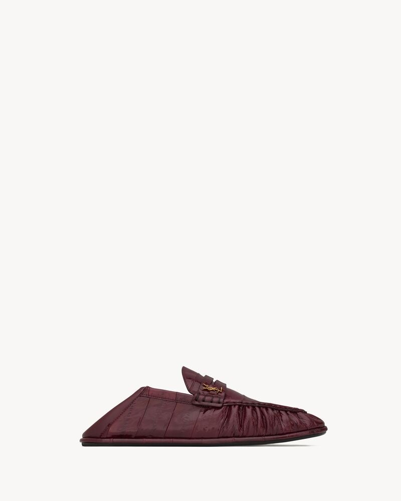 LE LOAFER foldable in patent eel