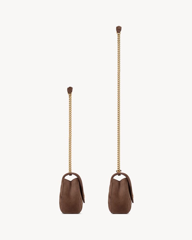 LOULOU small in MATELASSÉ suede