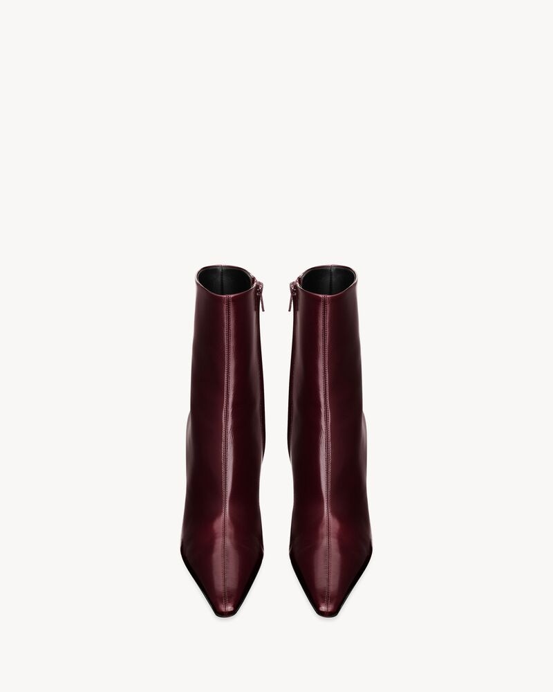 ASHLEY booties in smooth leather