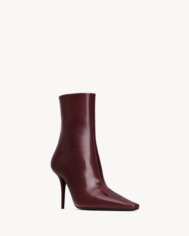 ASHLEY booties in smooth leather