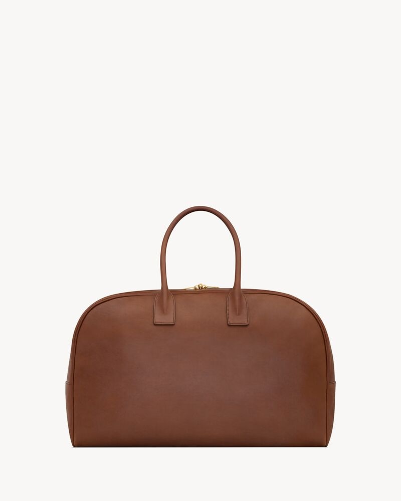 BOWLING duffle bag in smooth leather