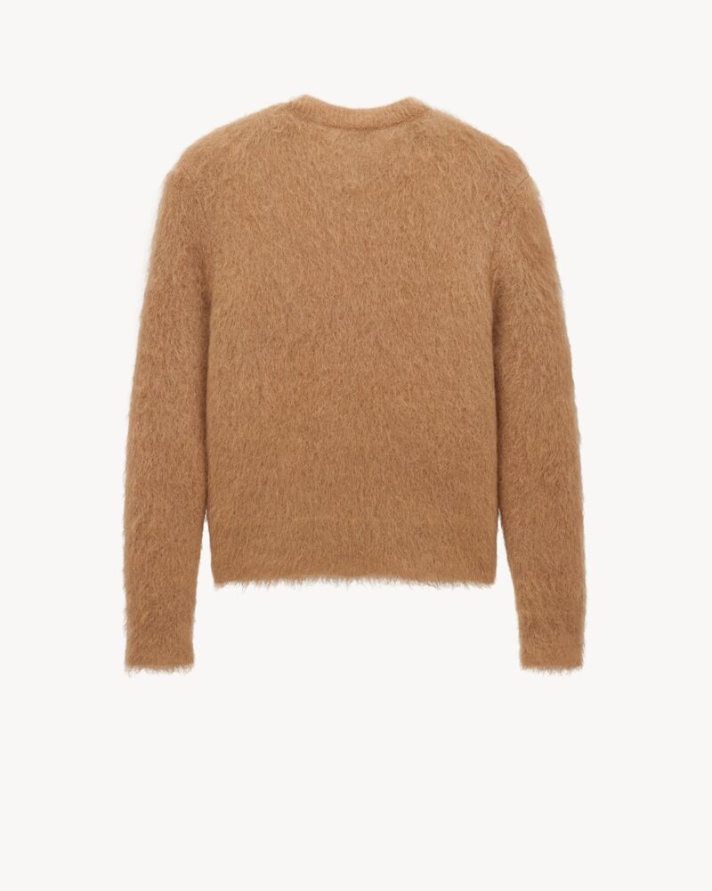sweater in brushed knit