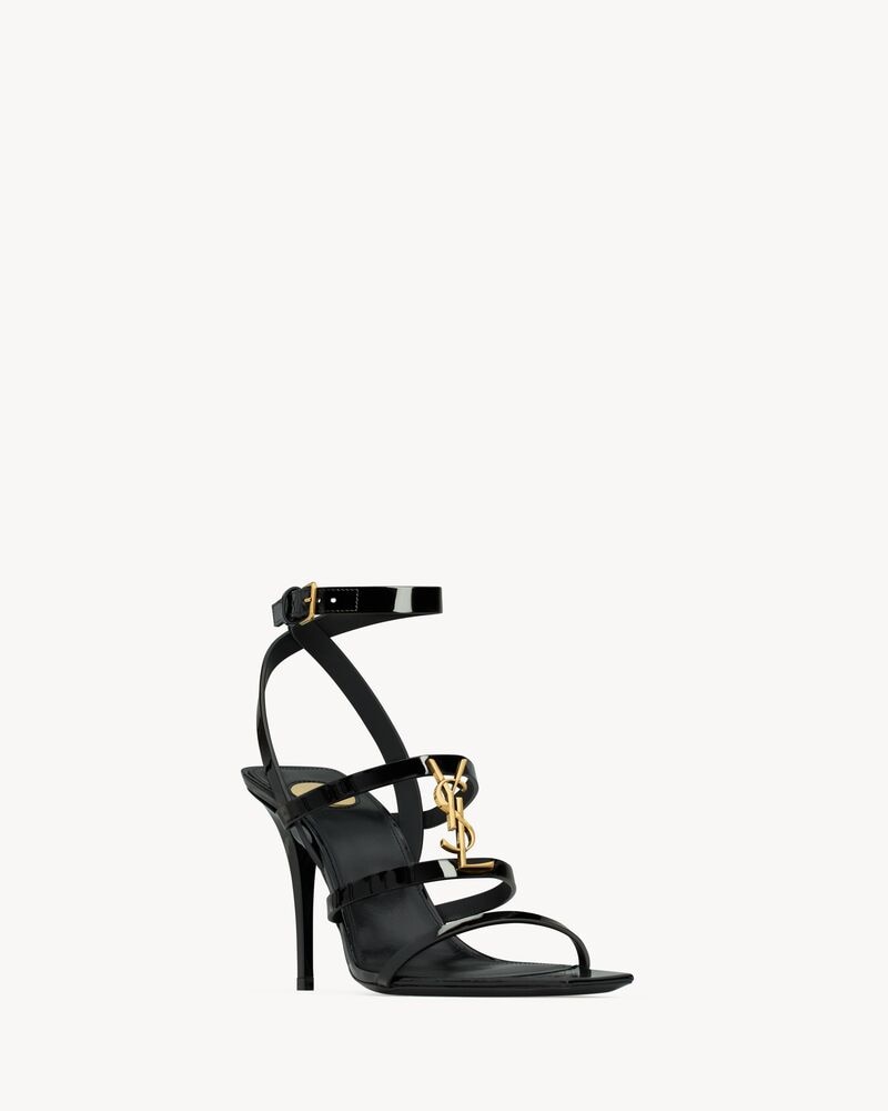 Cassandra sandals in patent leather