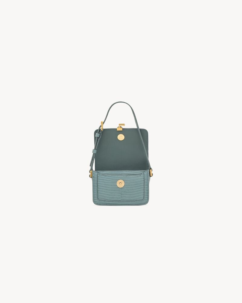 SOLFERINO micro bag in lizard