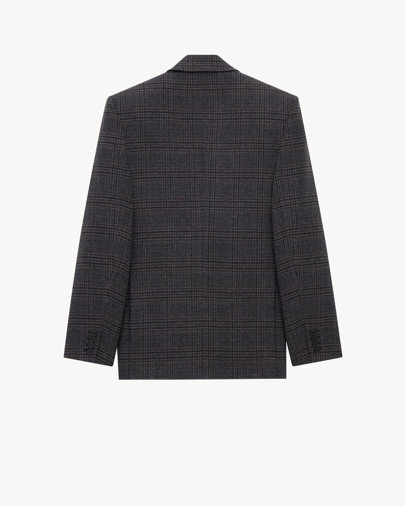 jacket in prince of wales wool