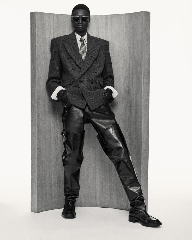 jacket in prince of wales wool