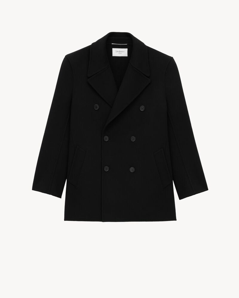 peacoat in double-face felt