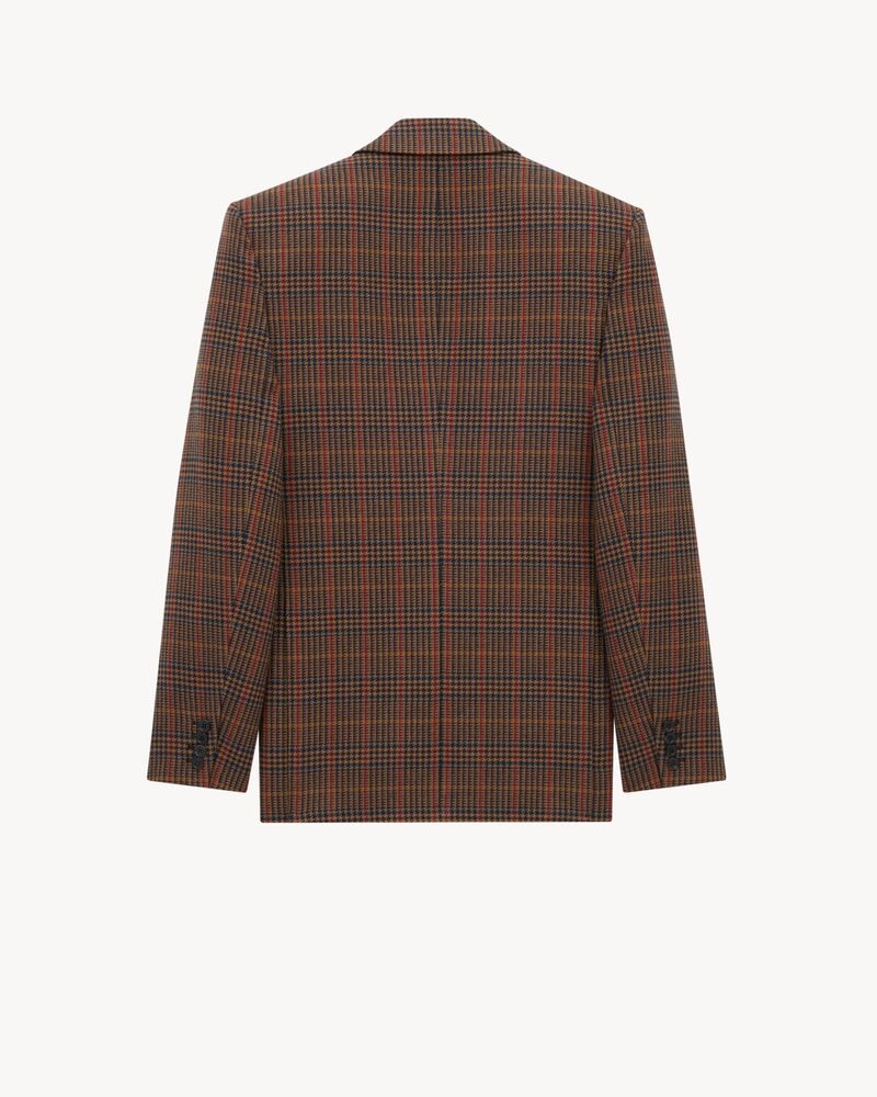 jacket in prince of wales wool