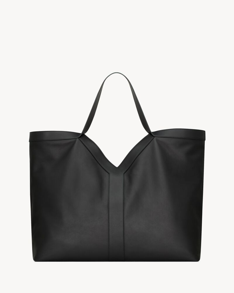Y MAXI tote in leather