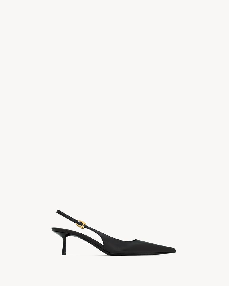 VENDOME slingback pumps in smooth leather