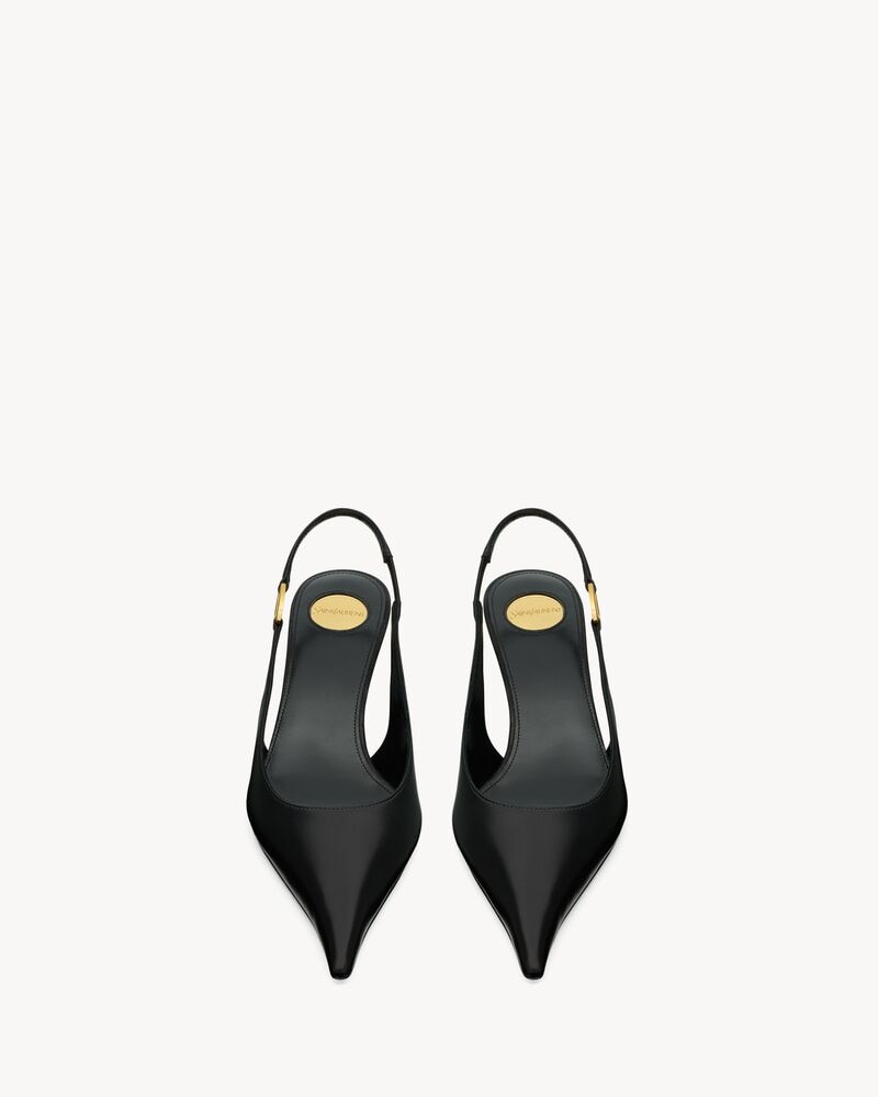 VENDOME slingback pumps in smooth leather