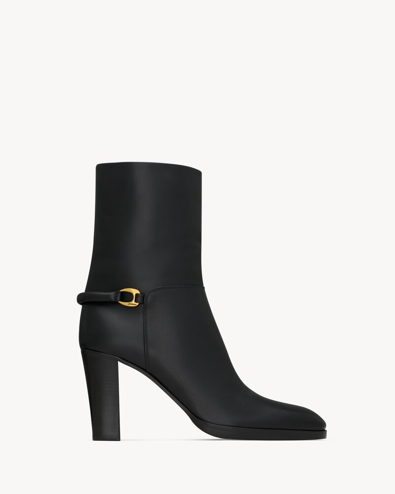 SULPICE booties in smooth leather