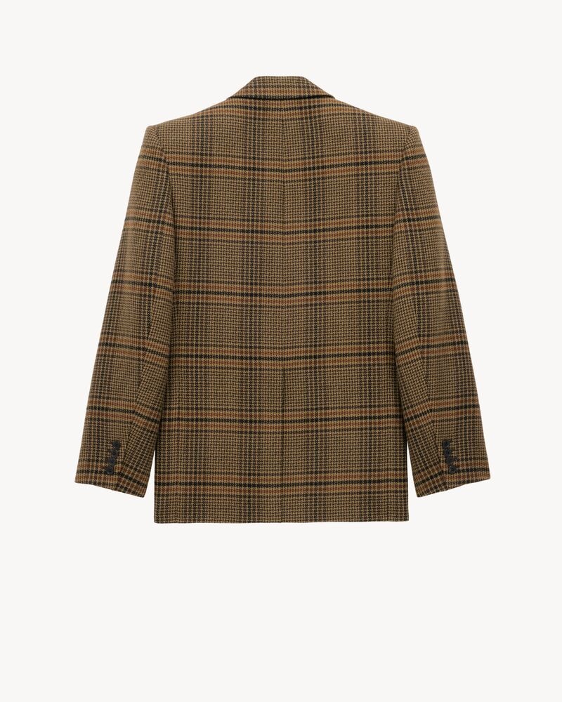 jacket in prince of wales wool