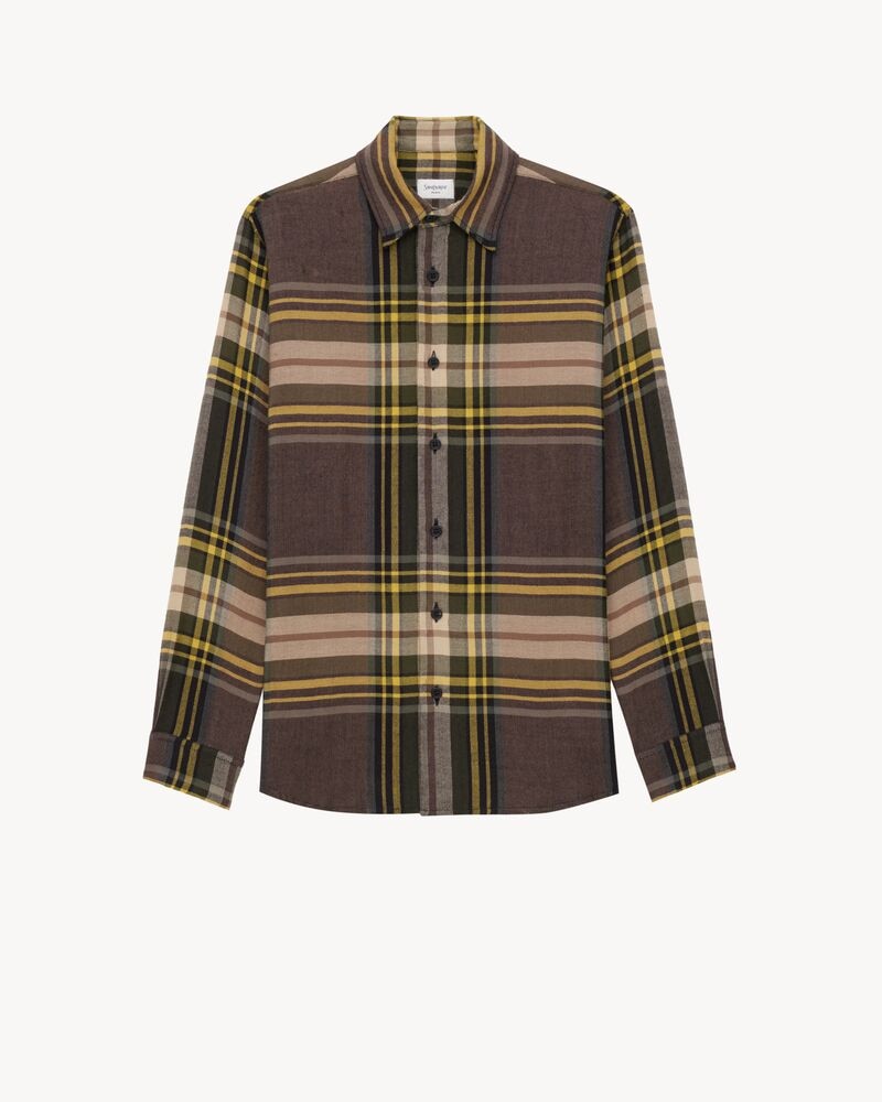 CASSANDRE shirt in tartan
