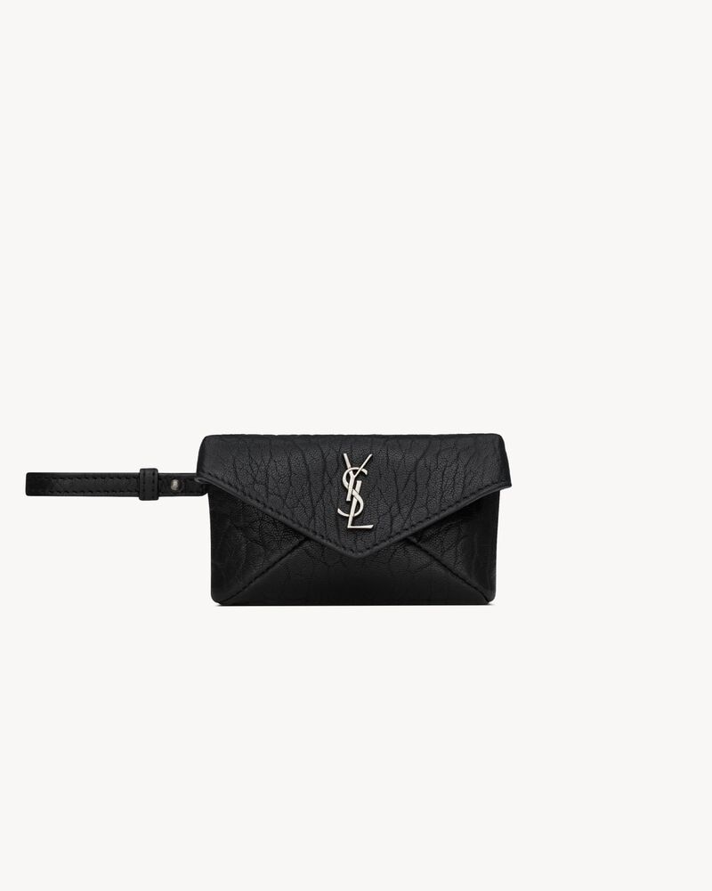 CASSANDRE micro envelope in grained leather