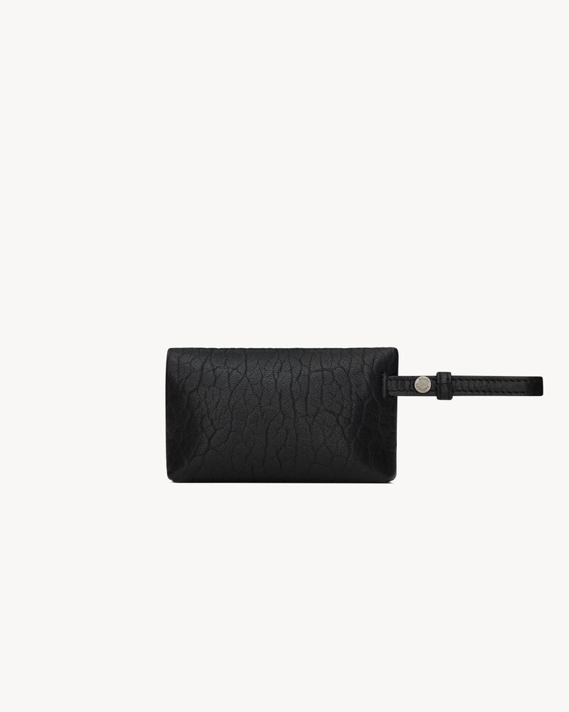 CASSANDRE micro envelope in grained leather