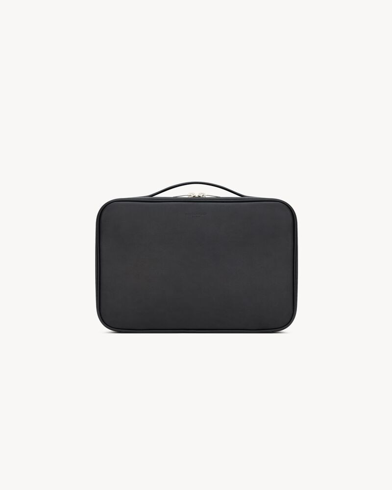 SAINT LAURENT PARIS vanity case in leather
