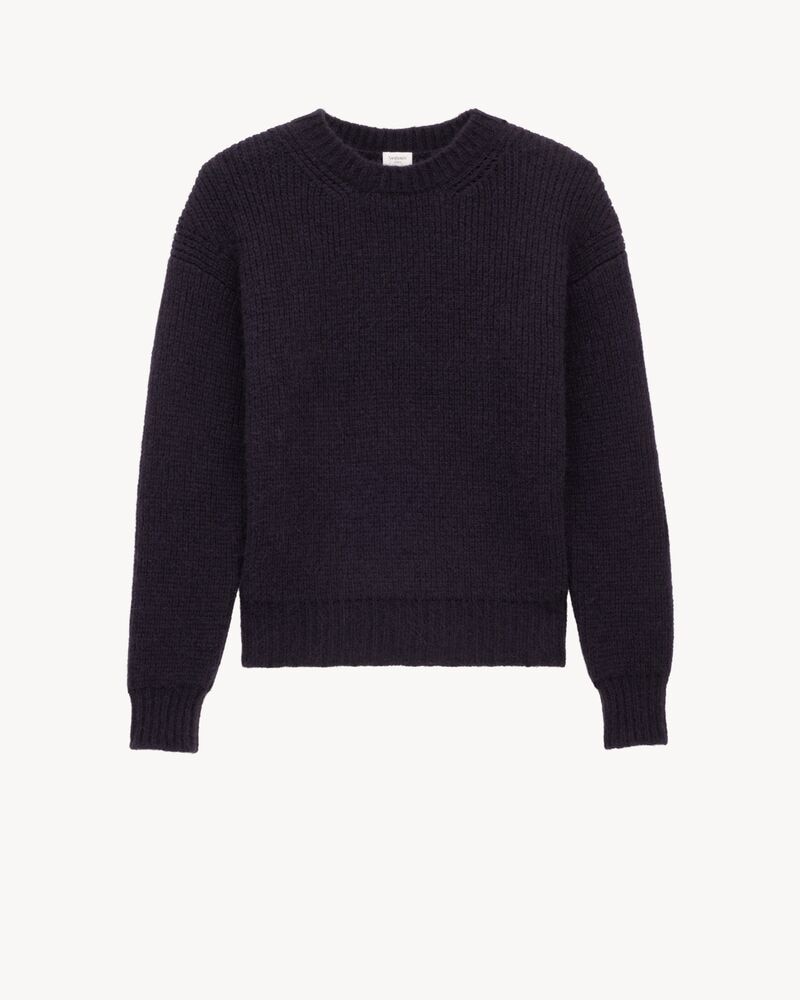 batwing sweater in half-milano knit
