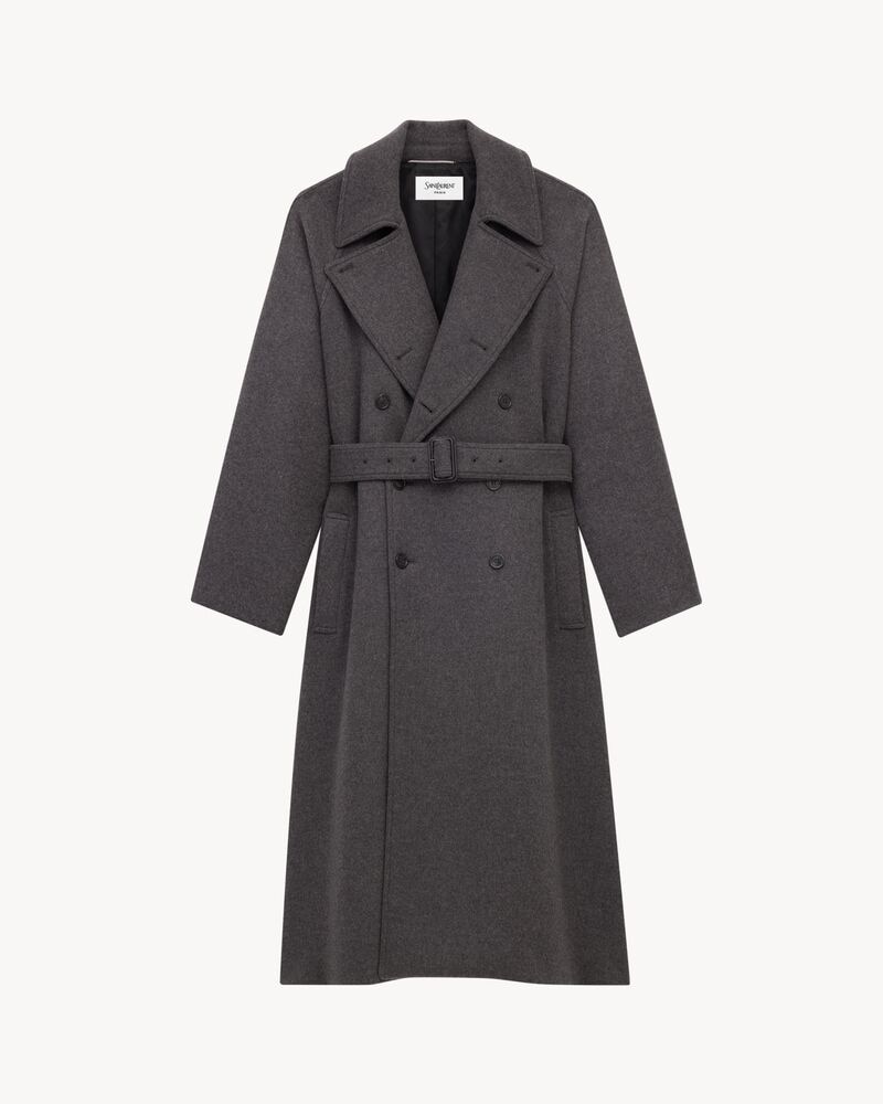 long coat in cashmere