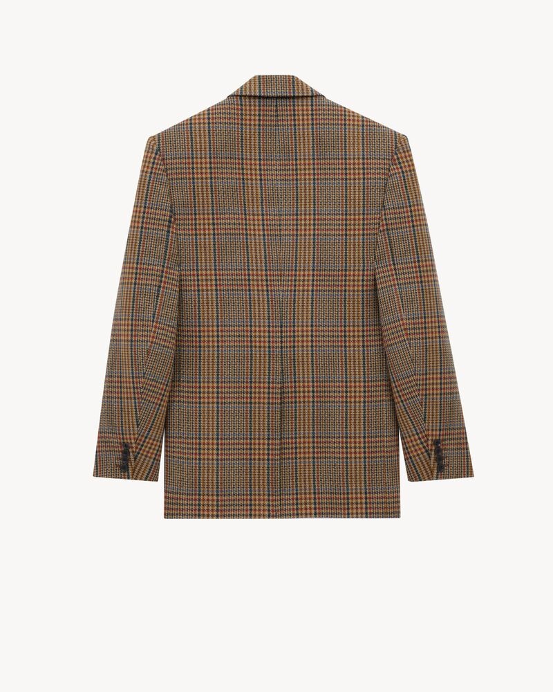 jacket in prince of wales wool