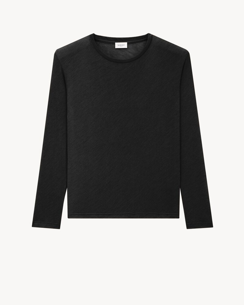 sweater in cashmere and silk jersey