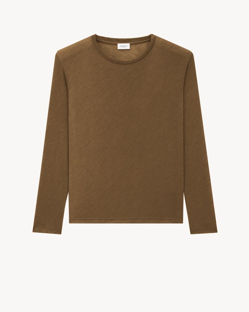 sweater in cashmere and silk jersey