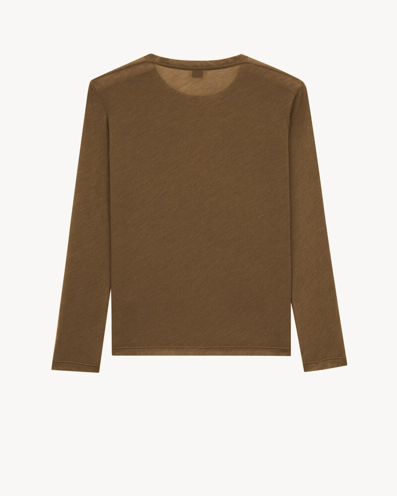 sweater in cashmere and silk jersey