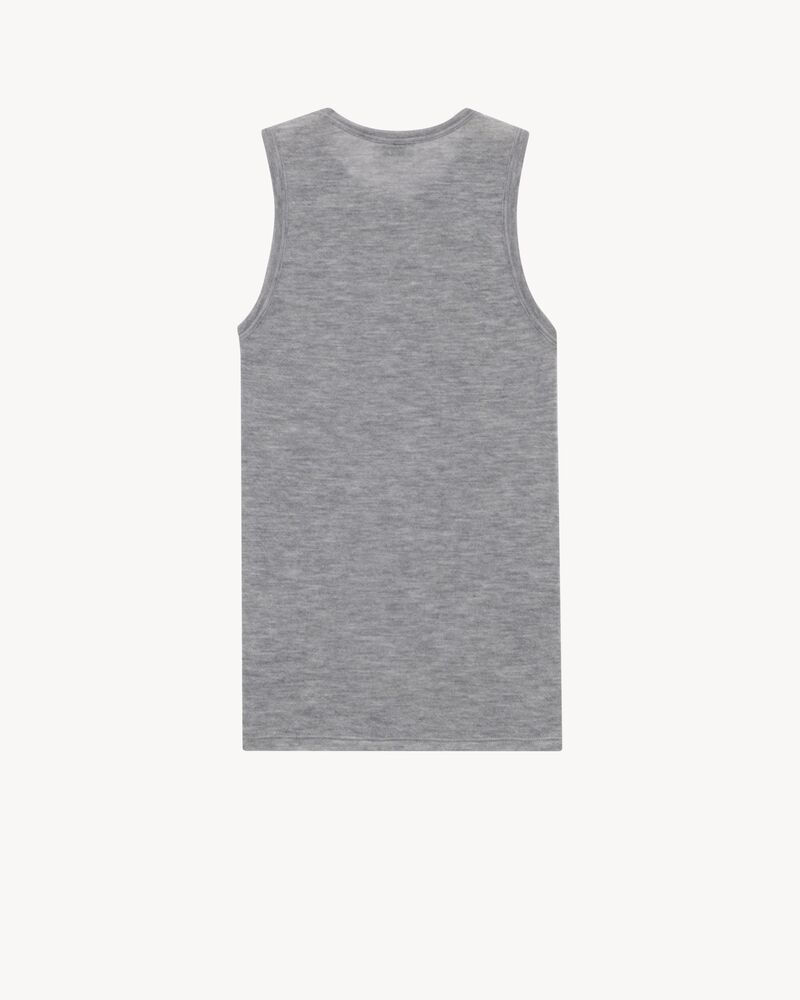 tank top in cashmere jersey