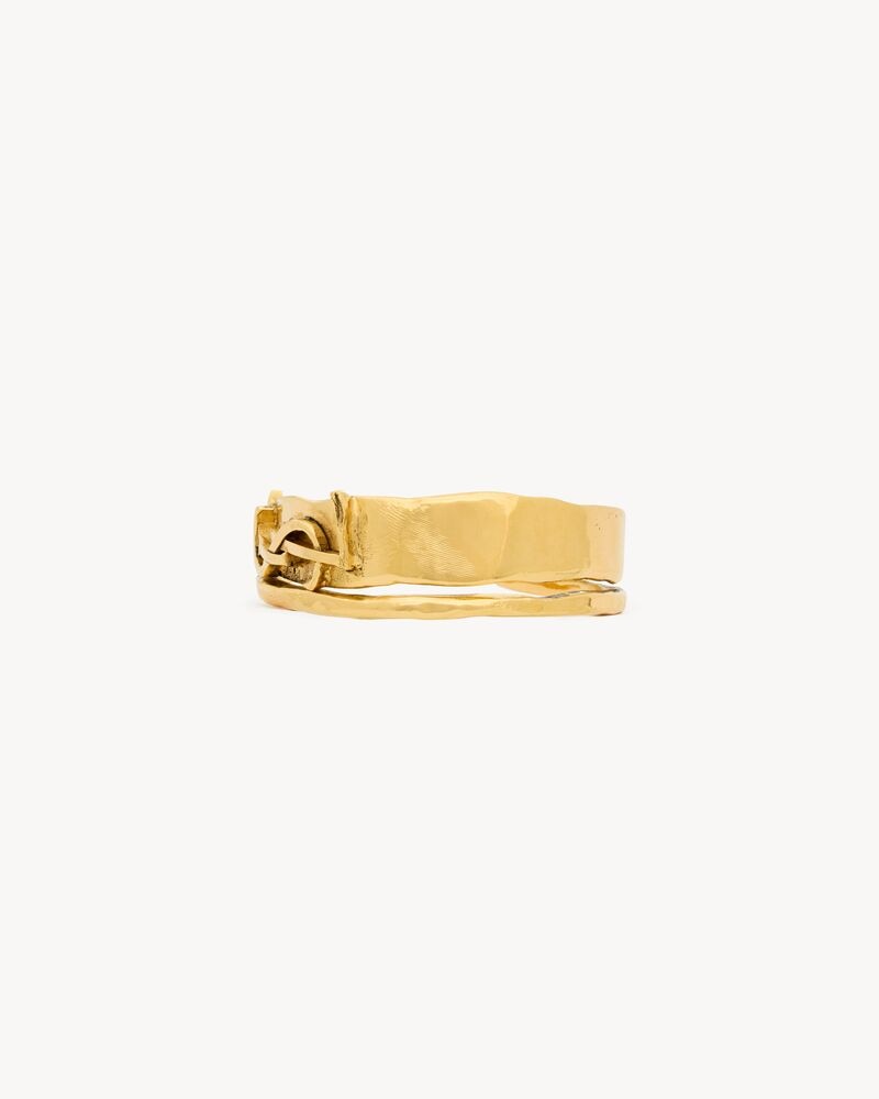 CASSANDRE double cuff in metal